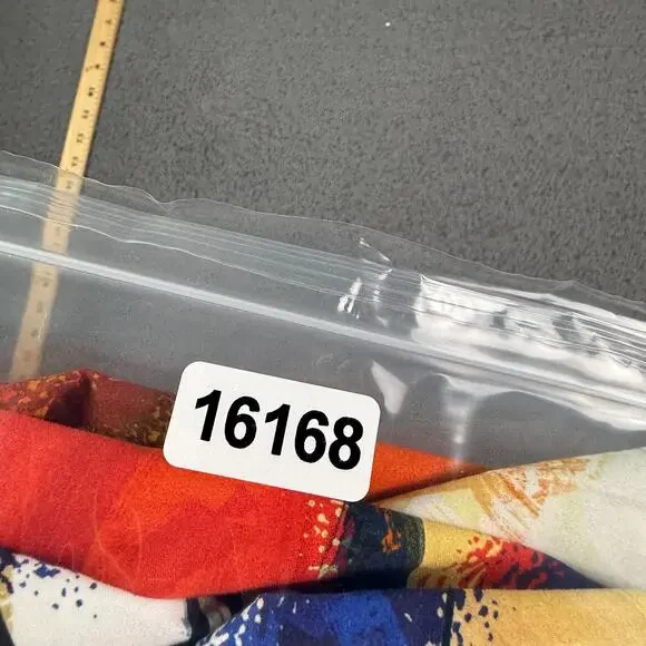 Robert Graham Shirt Mens L Multicolor Abstract Japanese Art Floral Dragon Accent - Picture 8 of 8